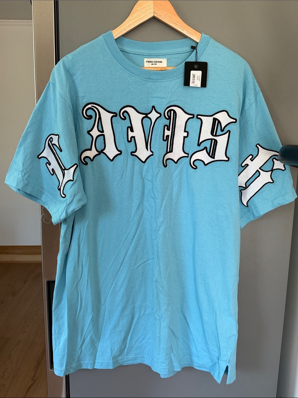 FWRD Denim New York Lavish Modern Short Sleeve Crewneck Tee Size XL NWT